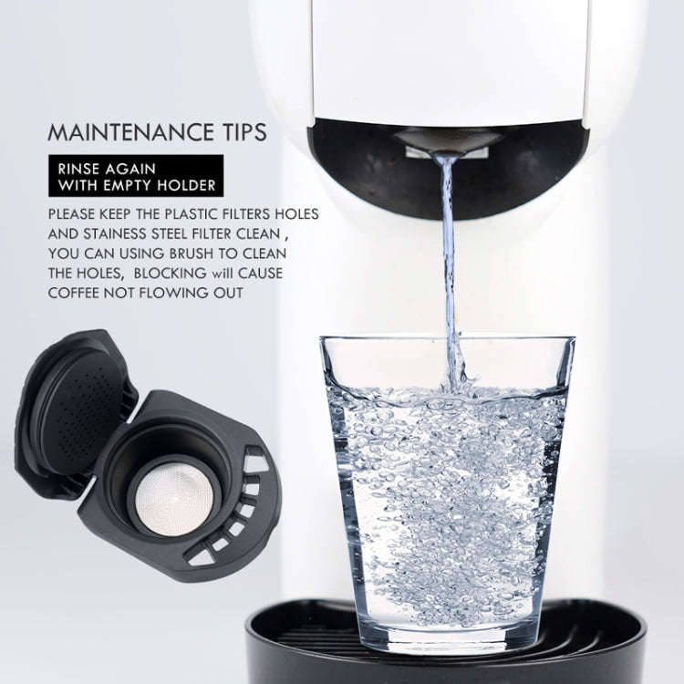 Compatible With Dolce Gusto ICafilas Reusable Coffee Capsule Converter Tray(Black)