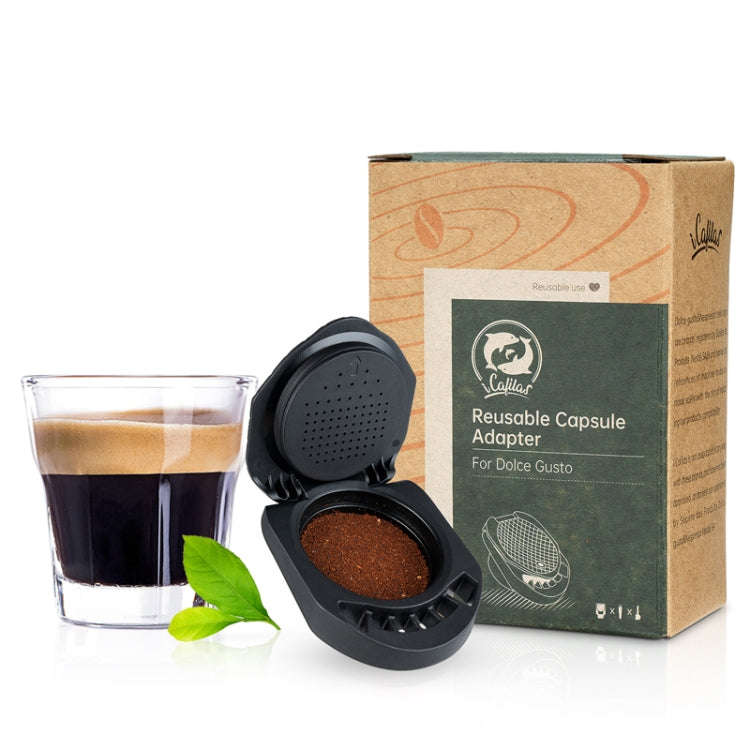 Compatible With Dolce Gusto ICafilas Reusable Coffee Capsule Converter Tray(Black)