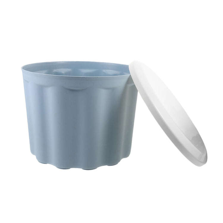 Multifunctional Household Plastic Storage Stool For Sundries Snacks, Color: Small Sky Blue