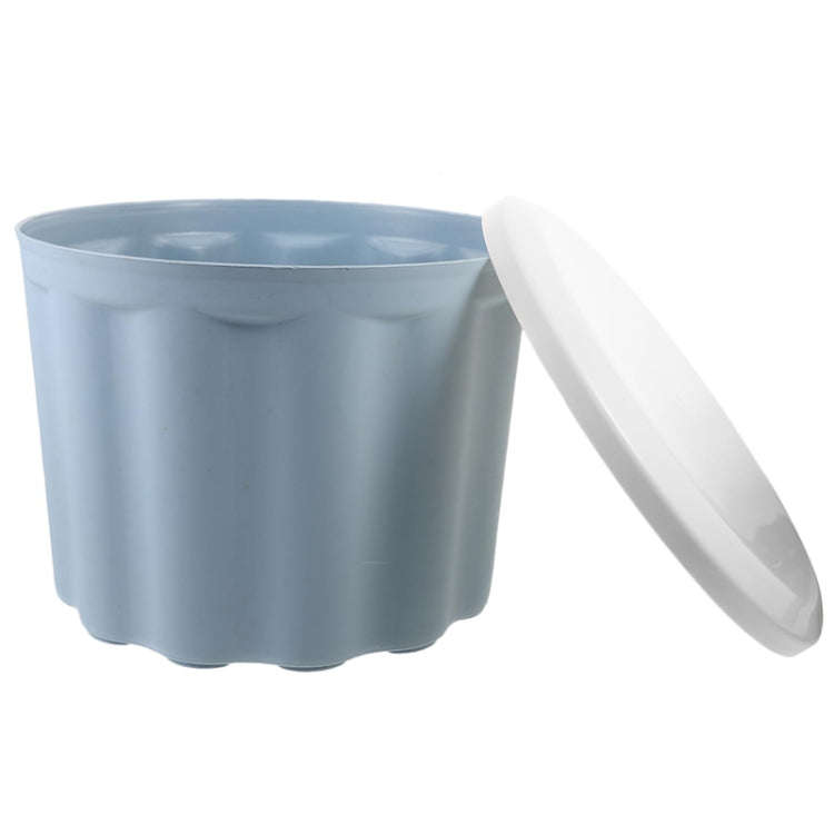 Multifunctional Household Plastic Storage Stool For Sundries Snacks, Color: Large Sky Blue