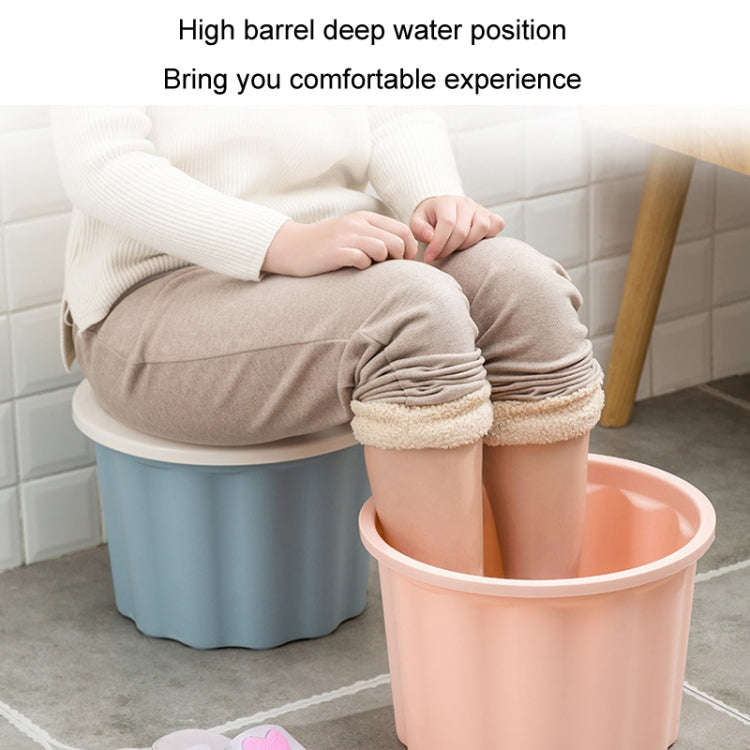 Multifunctional Household Plastic Storage Stool For Sundries Snacks, Color: Small Sky Blue