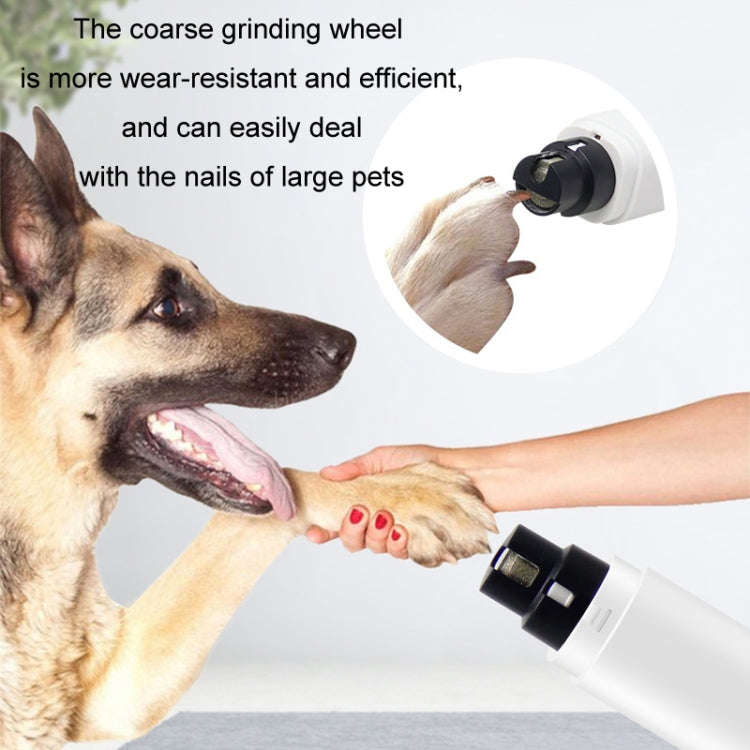 Pet Fully Automatic Nail Grinder With LED Light(2nd Generation White)