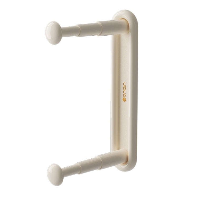Retractable Clothes Rack Organizer Multifunctional Household Hole-Free Balcony Storage Shelf(Crea...