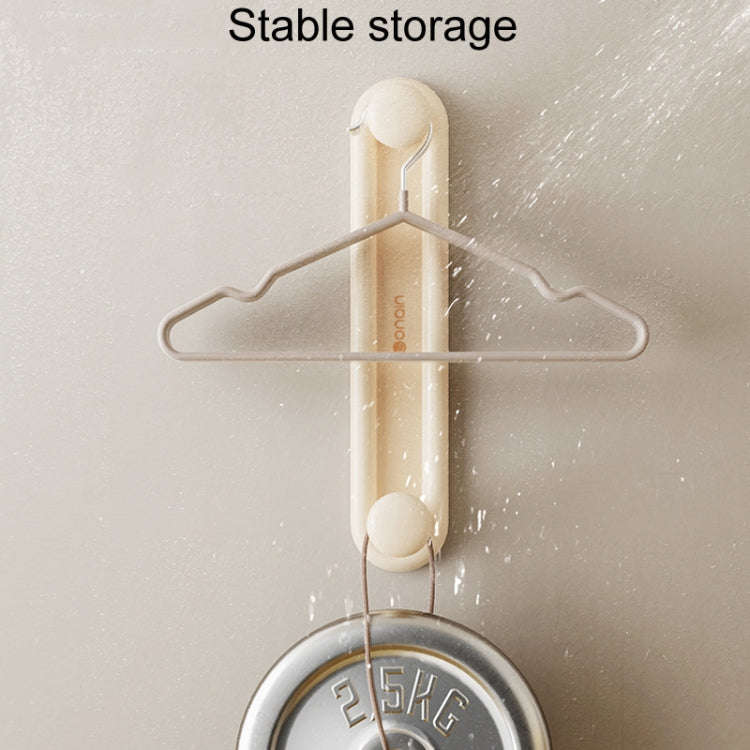 Retractable Clothes Rack Organizer Multifunctional Household Hole-Free Balcony Storage Shelf(Green)