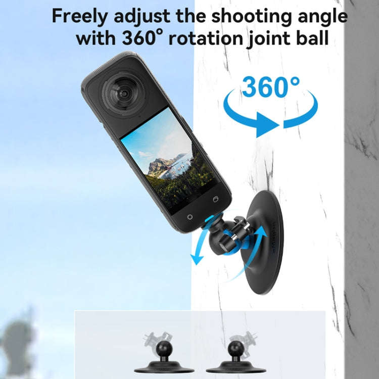 AMagisn Flexible Adhesive Mount for DJI / GoPro HERO / Insta360 Action Camera, Spec: 3 Claws