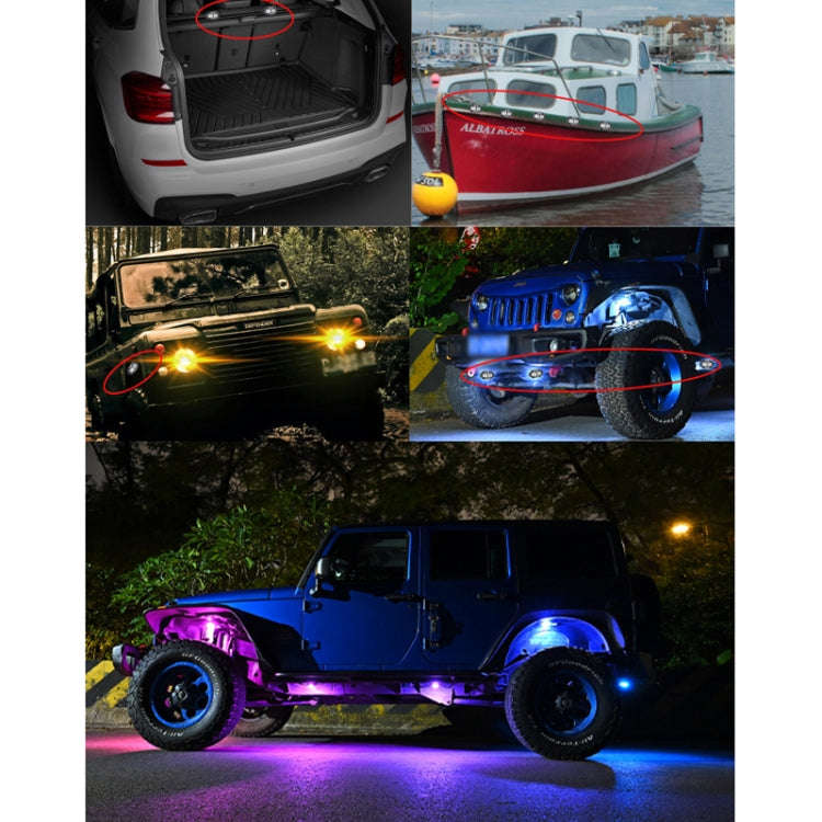 10 in 1 Car Chassis Light RGB Colorful Atmosphere Light