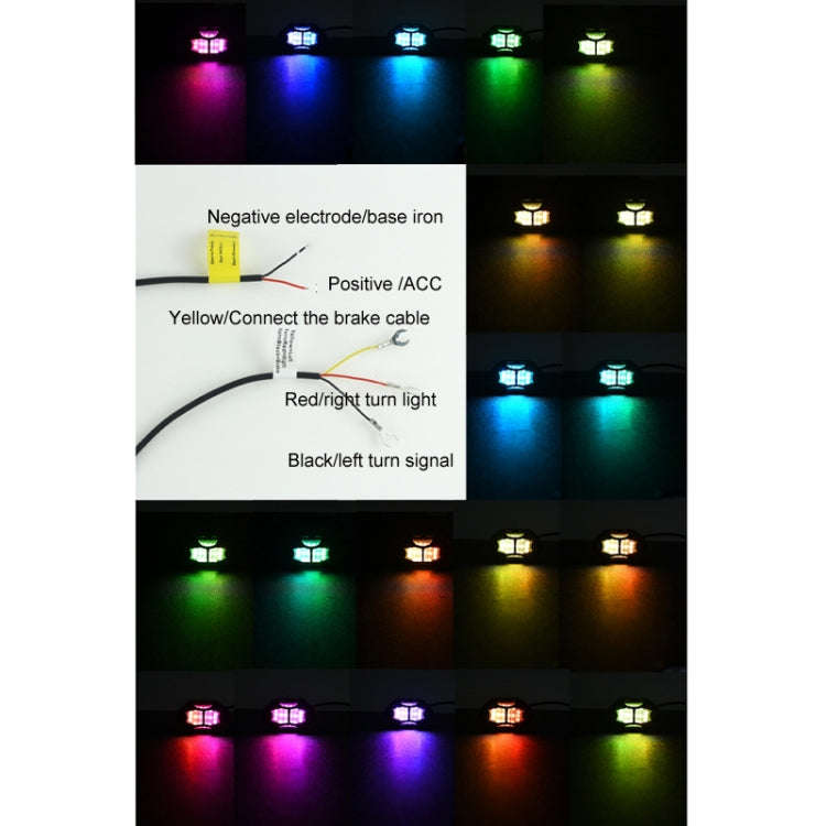 10 in 1 Car Chassis Light RGB Colorful Atmosphere Light