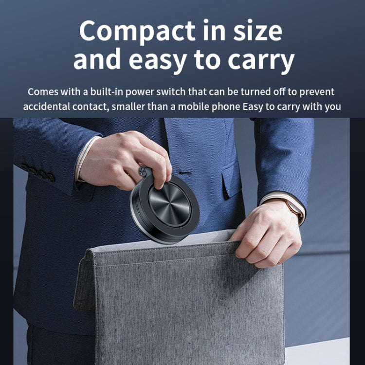 AIMITE C1 Vacuum Adsorption Foldable Magnetic Support Bracket Car Cell Phone Holder(Silver)