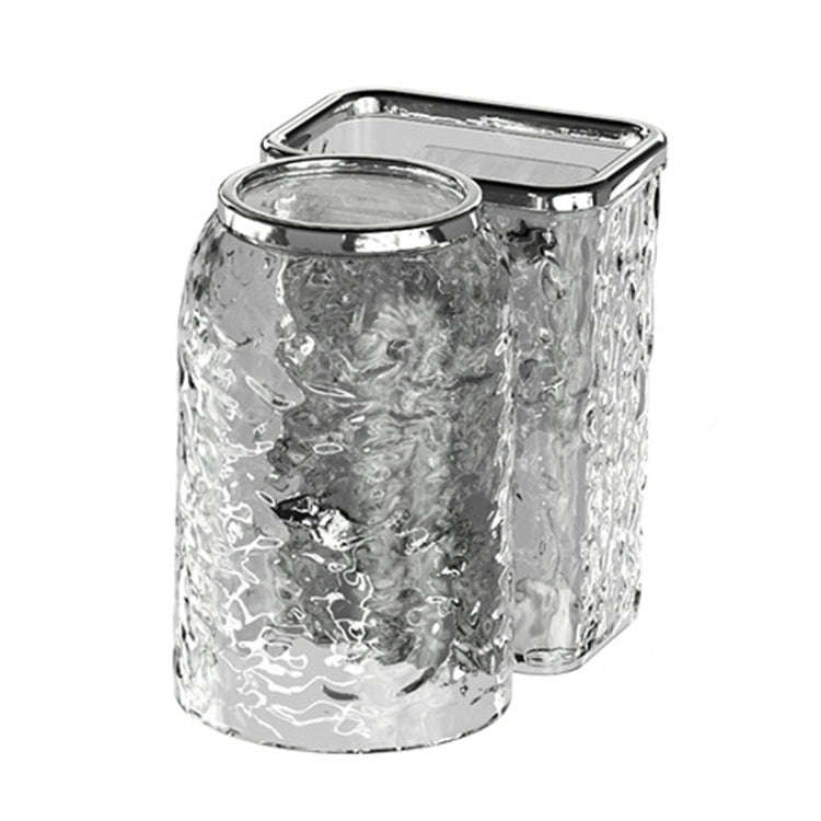 Bathroom Toothbrush Organizer Household Multifunctional Storage Rack, Style: Single Cup Transpare...