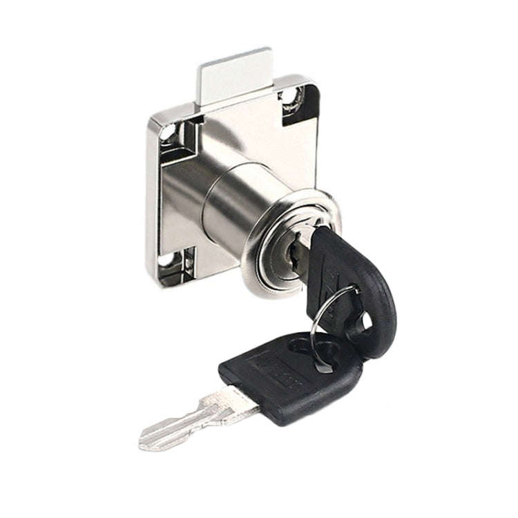 Drawer Lock Furniture Closet Door Office Filing Cabinet Lock, Model: 136-22(Silver)