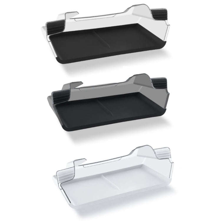 For Tesla Model Y/3 Screen Storage Box, Color: Translucent Black + Black