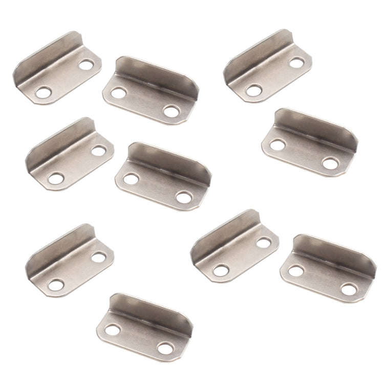10pcs Lock Accessories L-Shaped Right Angle Office Drawer Lock Plate Furniture Parts Door Stopper...