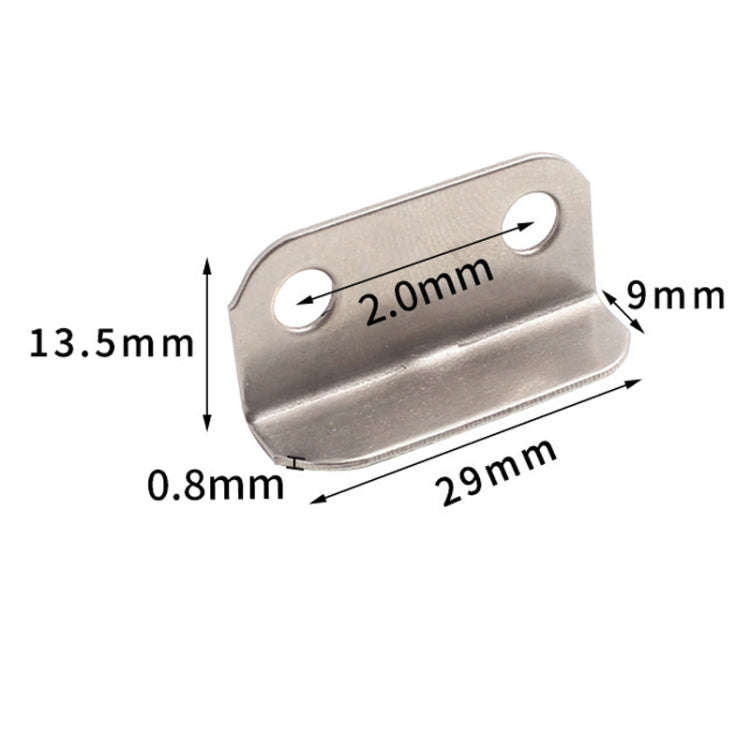 10pcs Lock Accessories L-Shaped Right Angle Office Drawer Lock Plate Furniture Parts Door Stopper...