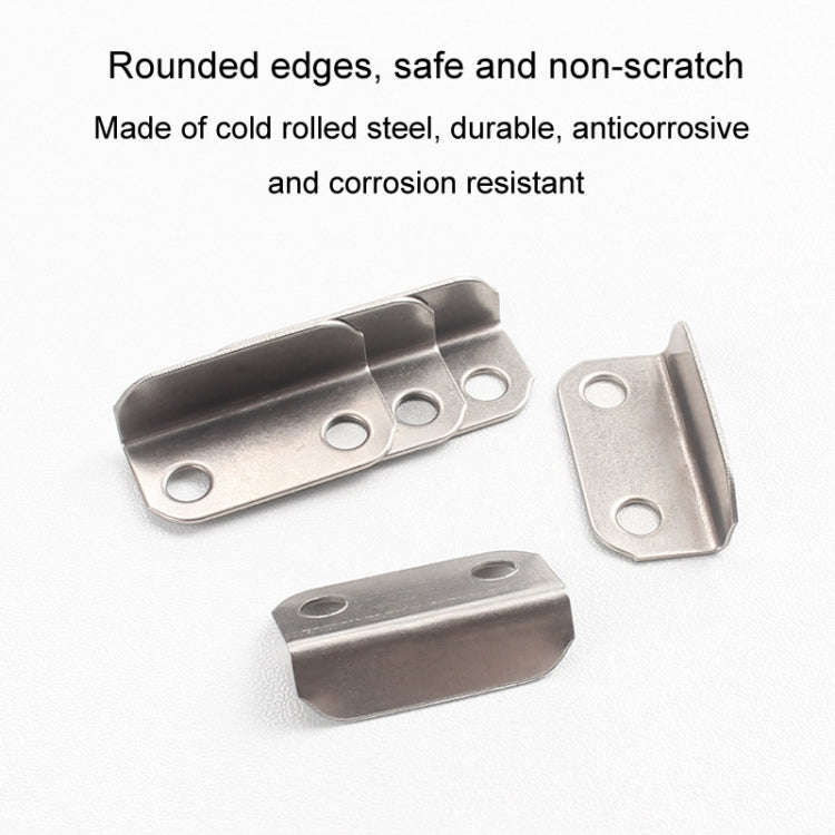 10pcs Lock Accessories L-Shaped Right Angle Office Drawer Lock Plate Furniture Parts Door Stopper...
