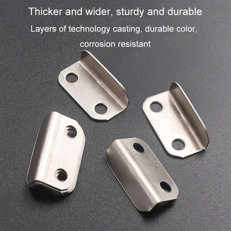 10pcs Lock Accessories L-Shaped Right Angle Office Drawer Lock Plate Furniture Parts Door Stopper...