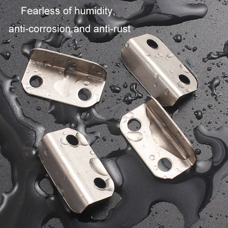 10pcs Lock Accessories L-Shaped Right Angle Office Drawer Lock Plate Furniture Parts Door Stopper...