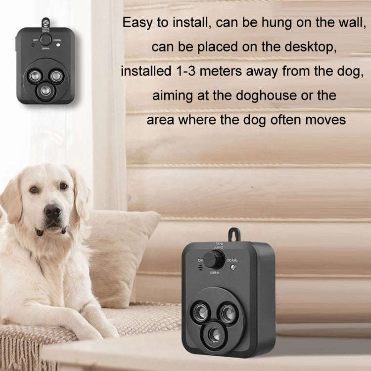 Ultrasonic Bark Stopper Outdoor Noise-Proof Automatic Dog Repellent(G3)