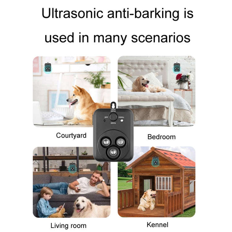 Ultrasonic Bark Stopper Outdoor Noise-Proof Automatic Dog Repellent(G3)