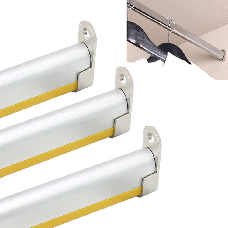 2pcs Wardrobe Closet Rod End Support Bracket Alloy Holder Hardware Furniture Accessories, Style: ...