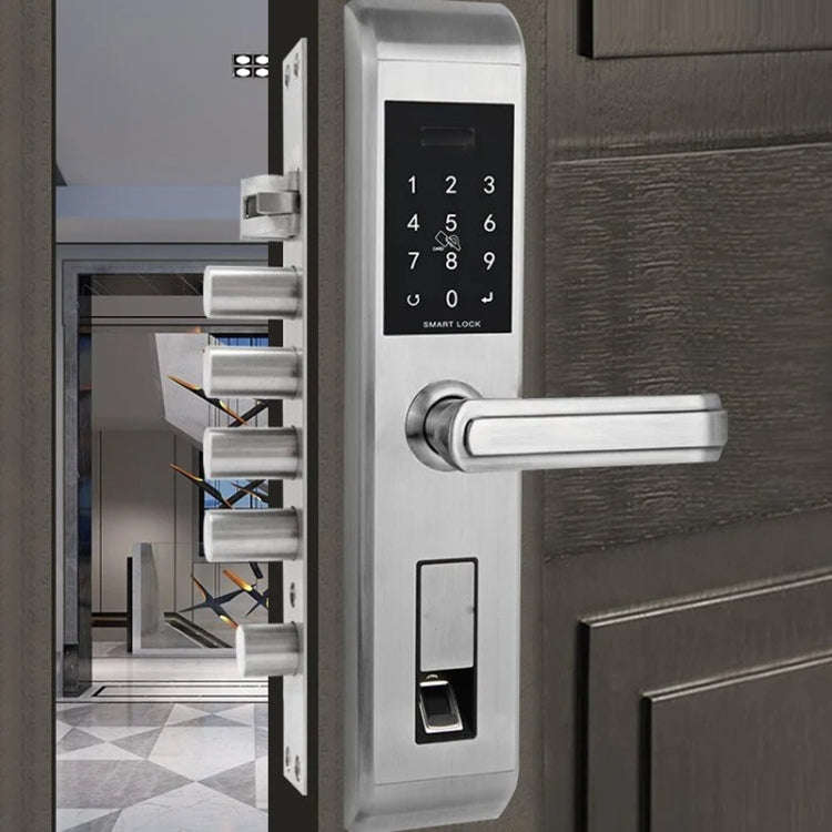 6068 Steel Security Door Lock Body For Mechanical Lock And Fingerprint Lock, Sepc: 388 x 40mm