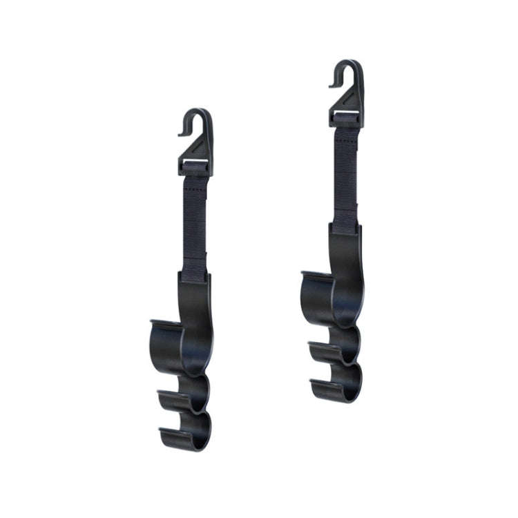 1pair Car Seat Back Umbrella Fixed Storage Hook, Style: Standard