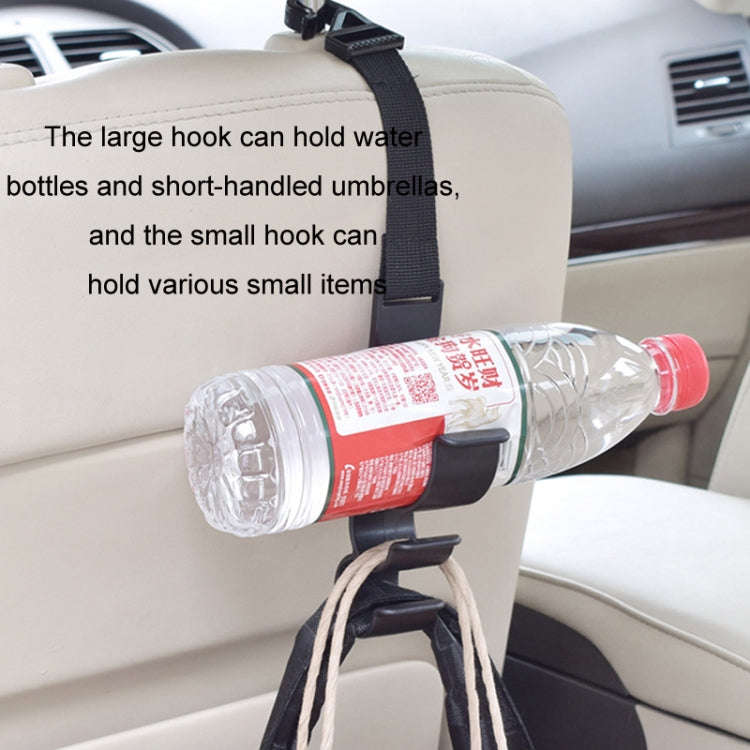 1pair Car Seat Back Umbrella Fixed Storage Hook, Style: Standard