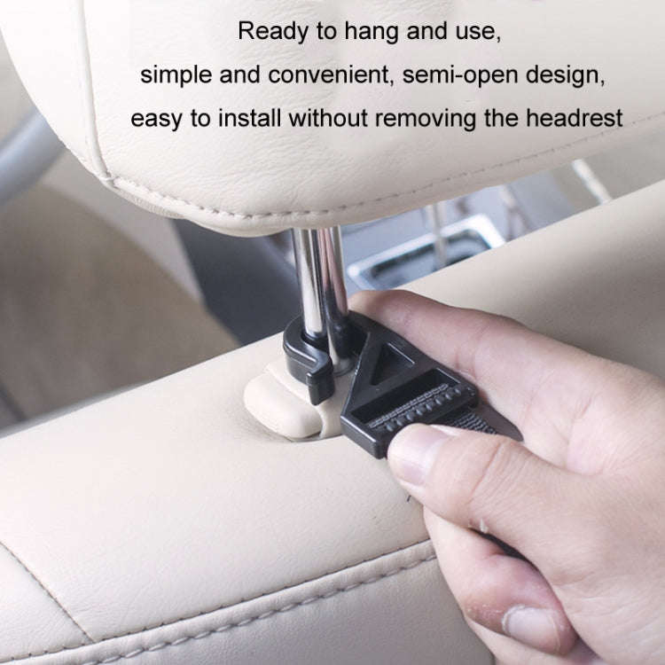 1pair Car Seat Back Umbrella Fixed Storage Hook, Style: Standard