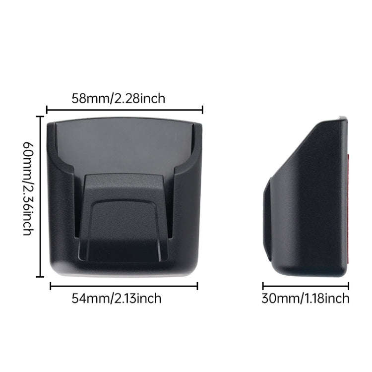 Car Dashboard Key Remote Control Storage Box(Black)