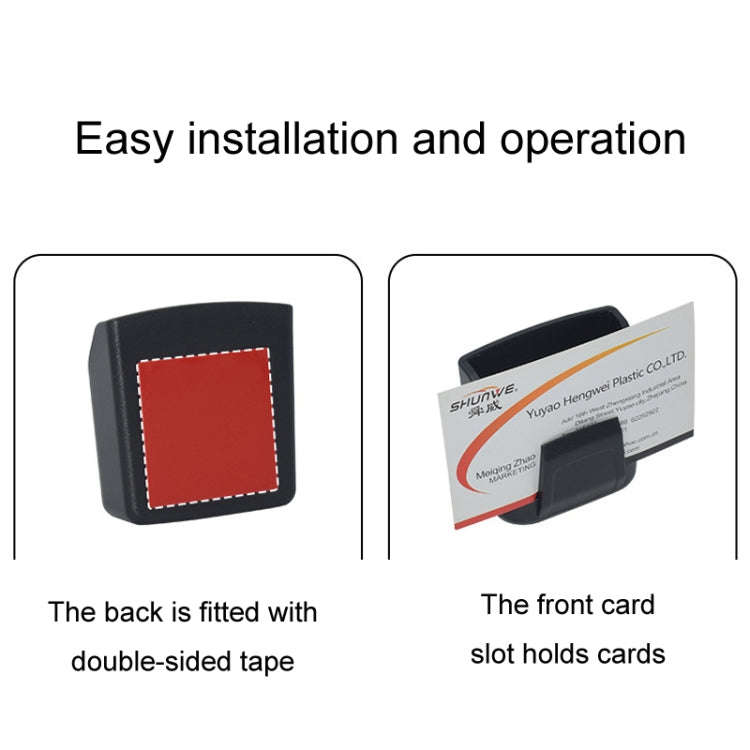 Car Dashboard Key Remote Control Storage Box(Black)