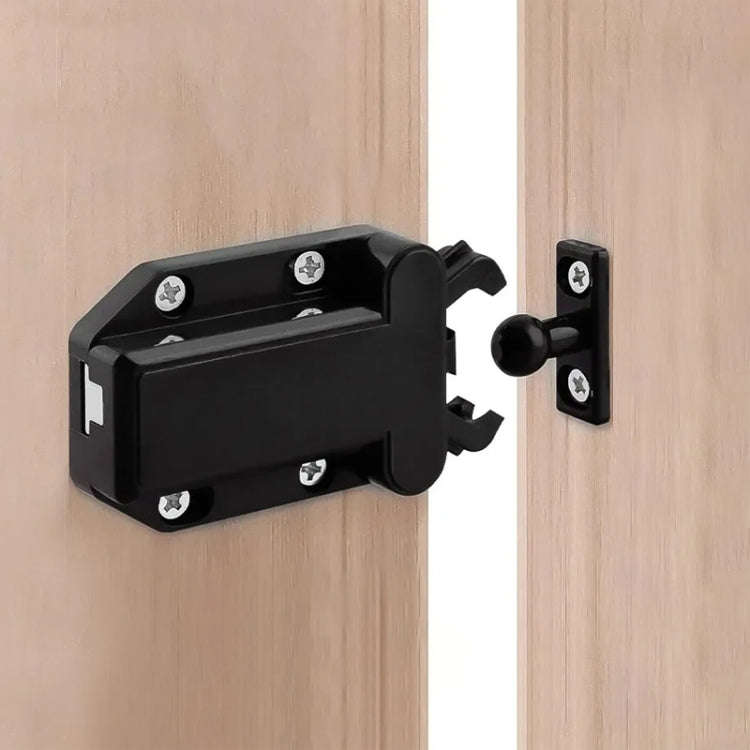 Bouncing Press Type Cabinet Door Catches Self Lock Hidden Drawer Cupboard Door Closer(White)