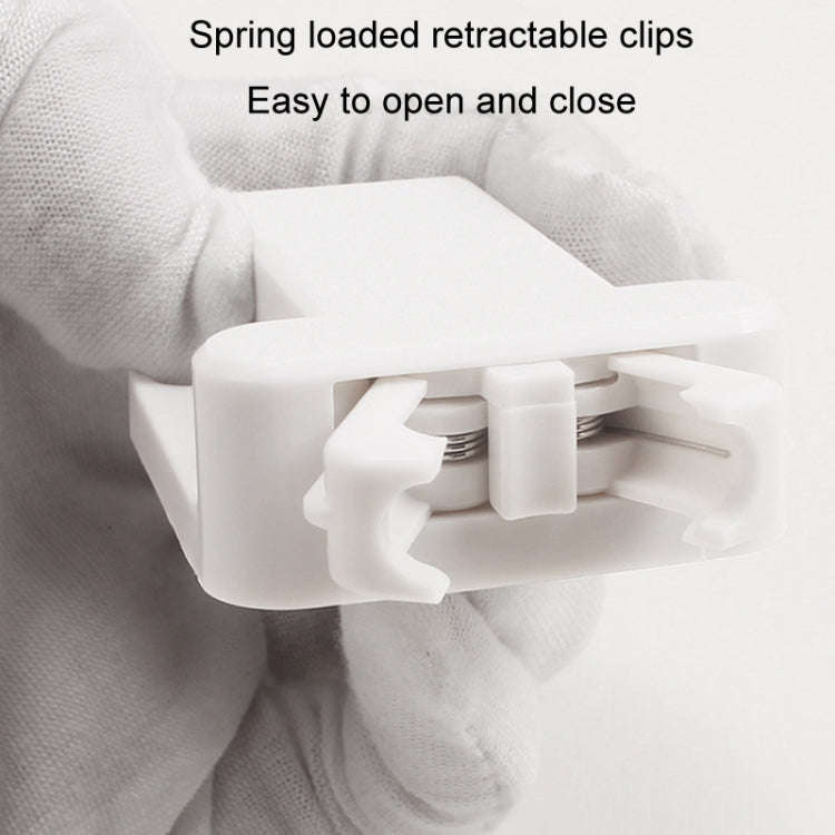 Bouncing Press Type Cabinet Door Catches Self Lock Hidden Drawer Cupboard Door Closer(White)