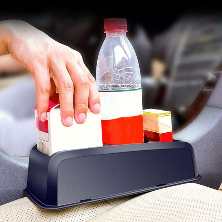 Car Seat Gap Armrest Cup Holder Storage Box(Black)