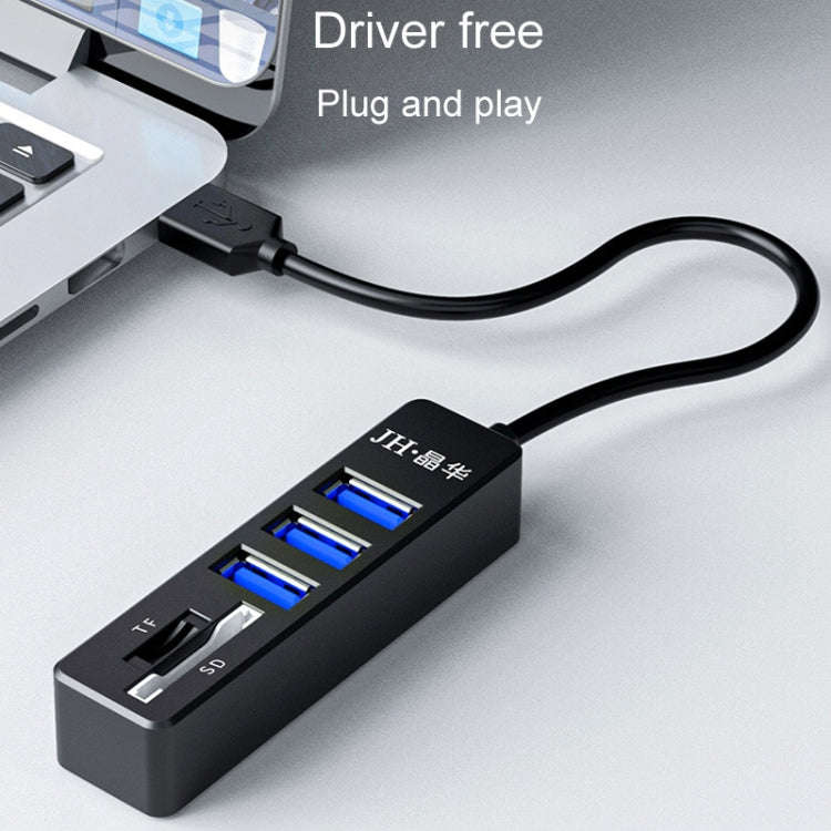 JINGHUA Z30 5-In-1 Docking Station Laptop USB2.0 Hub(Black)