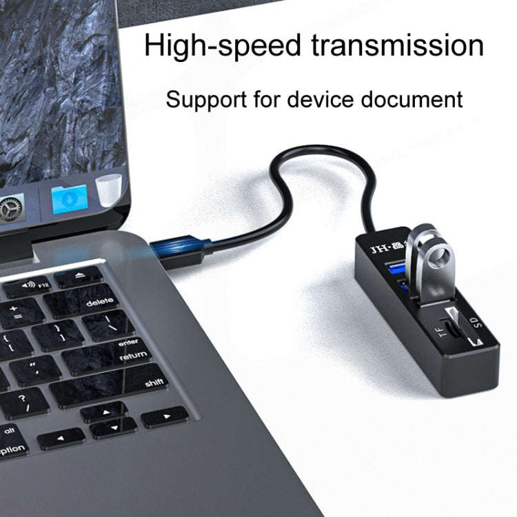 JINGHUA Z30 5-In-1 Docking Station Laptop USB2.0 Hub(Black)