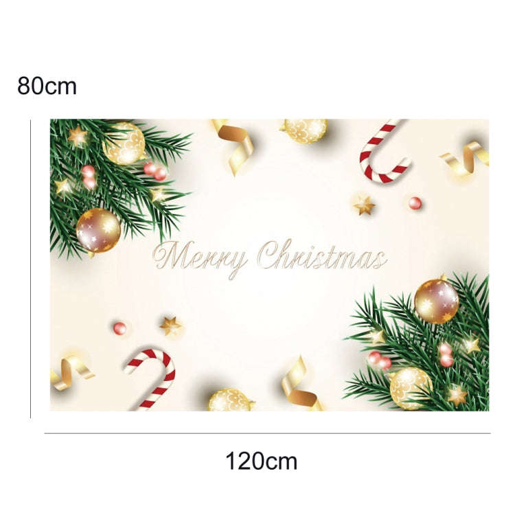 120x80cm Merry Christmas Candy Balloon Photography Background, Color: 12800232