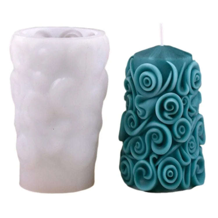 Christmas Tree Aromatherapy Candle Ornaments DIY Silicone Mold, Style: C1 ZL-268-1