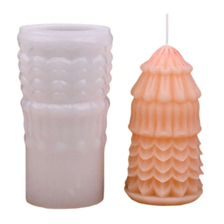 Christmas Tree Aromatherapy Candle Ornaments DIY Silicone Mold, Style: D3  ZL-269-3