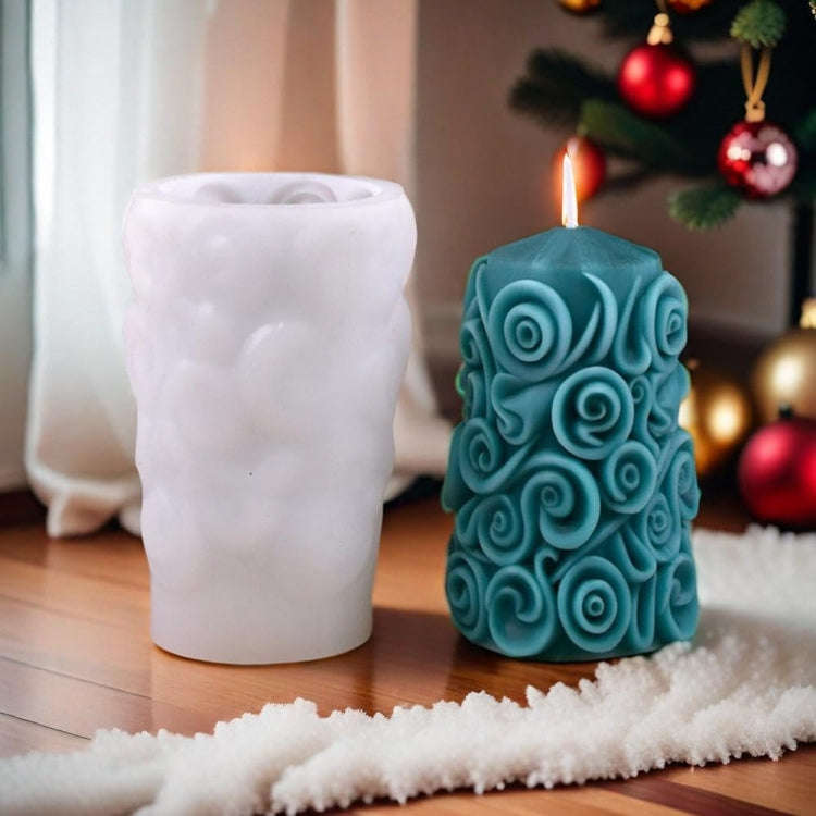 Christmas Tree Aromatherapy Candle Ornaments DIY Silicone Mold, Style: D1  ZL-269-1
