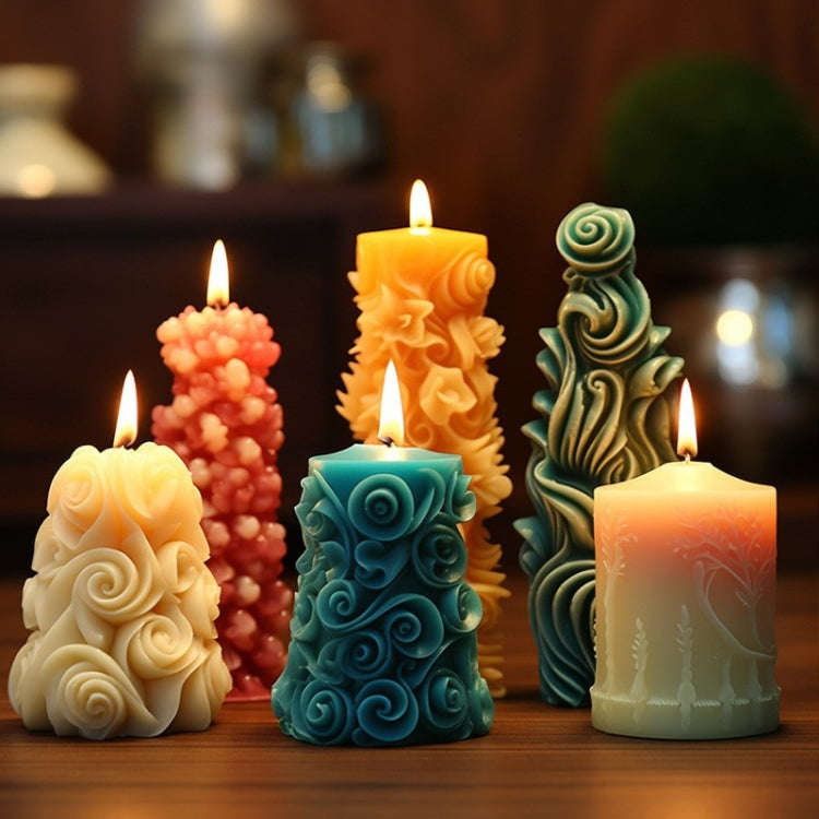 Christmas Tree Aromatherapy Candle Ornaments DIY Silicone Mold, Style: D2  ZL-269-2