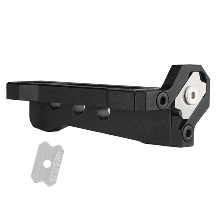 Woodworking Edge Banding Manual Arc Trimmer Board Chamfering Fillet Scraper, Specification: With ...