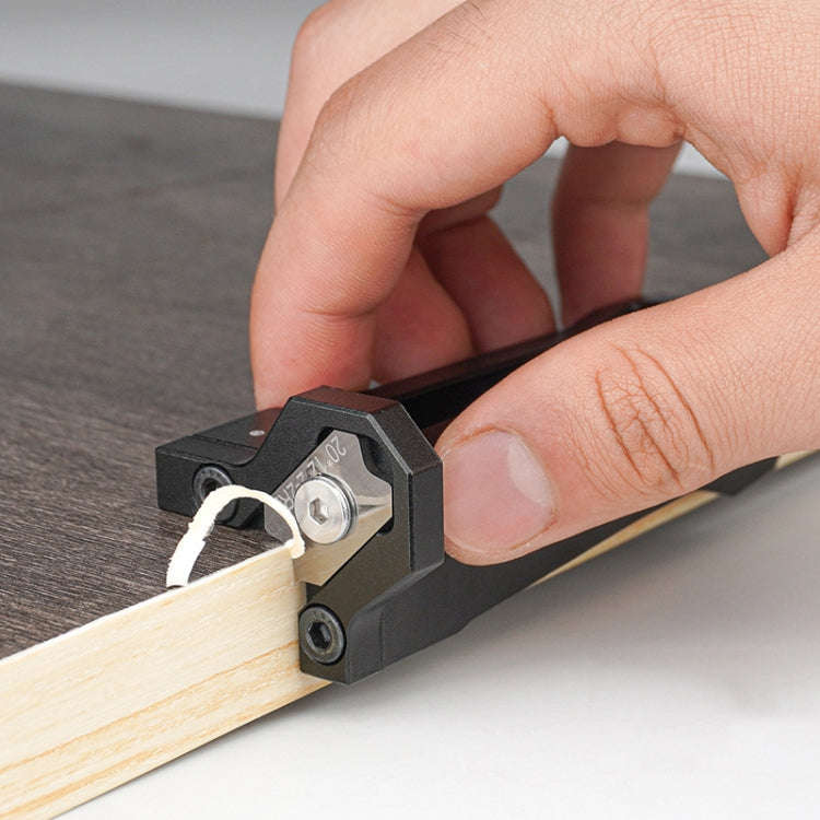 Woodworking Edge Banding Manual Arc Trimmer Board Chamfering Fillet Scraper, Specification: With ...