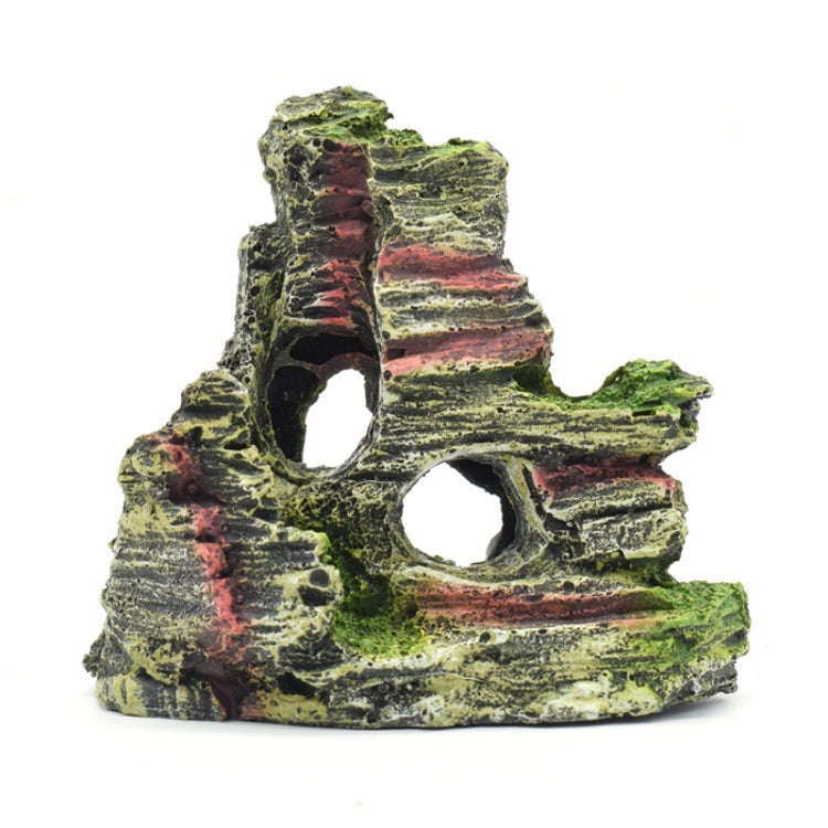 Aquarium Aquascape Accessories Resin Fish Tank Wigwam Landscape Decoration, Style: Model B