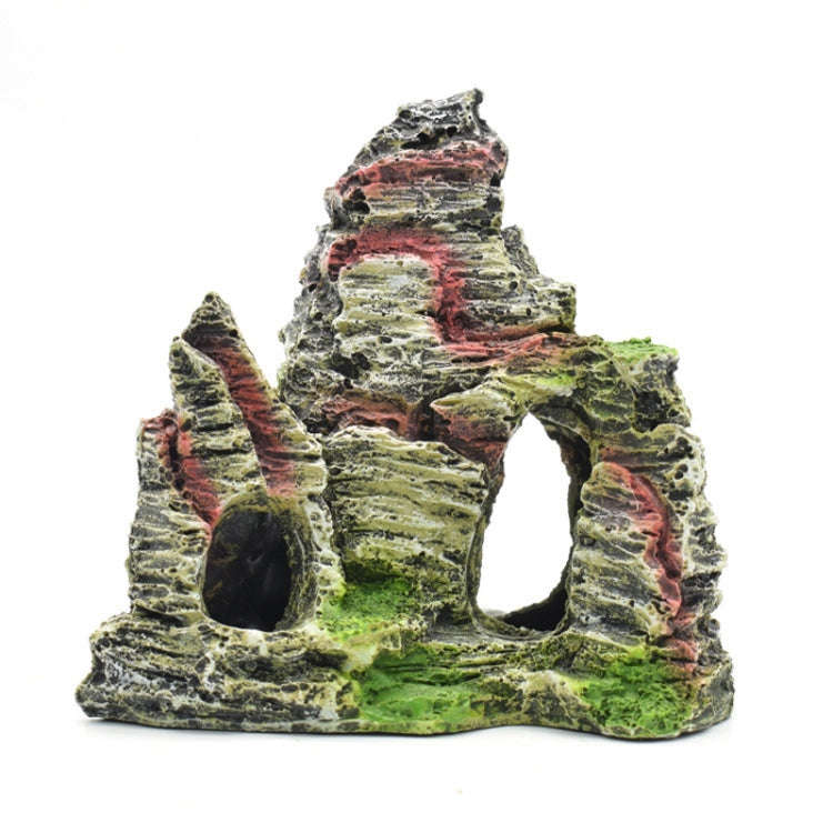 Aquarium Aquascape Accessories Resin Fish Tank Wigwam Landscape Decoration, Style: Model C