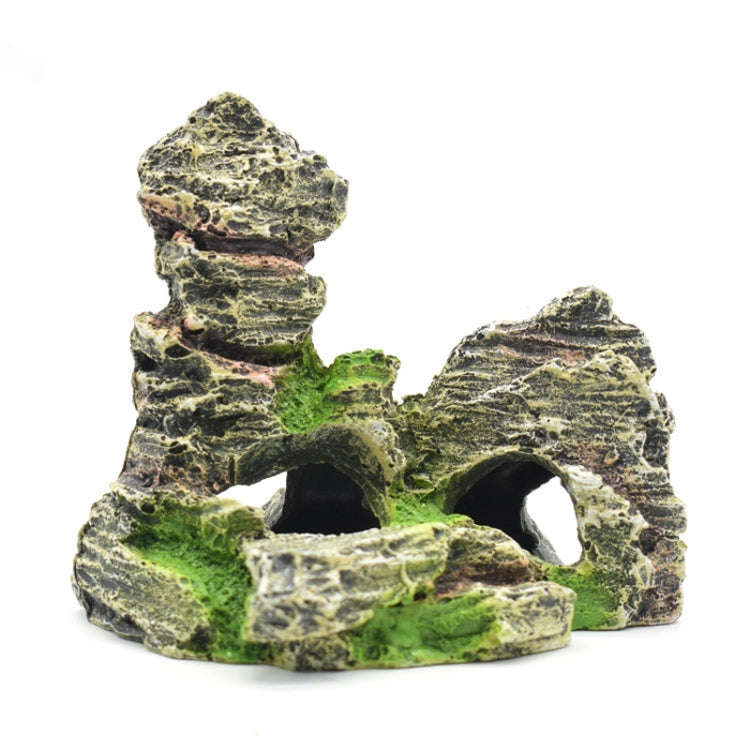Aquarium Aquascape Accessories Resin Fish Tank Wigwam Landscape Decoration, Style: Model D