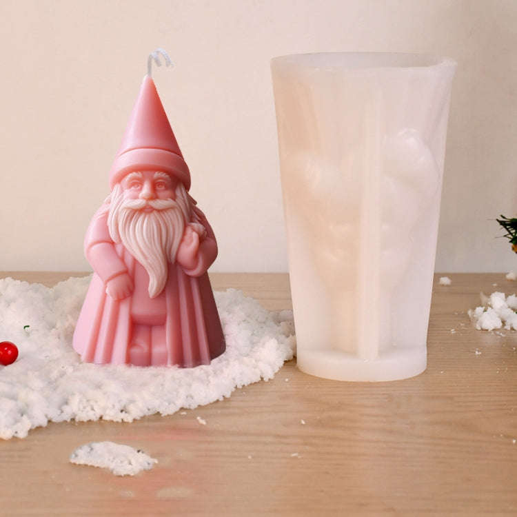 Santa Claus Aromatherapy Candle DIY Silicone Mold, Style: G ZL-85