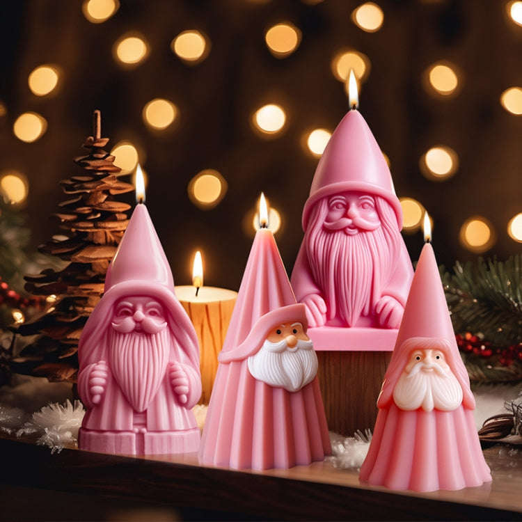 Santa Claus Aromatherapy Candle DIY Silicone Mold, Style: A ZL-79