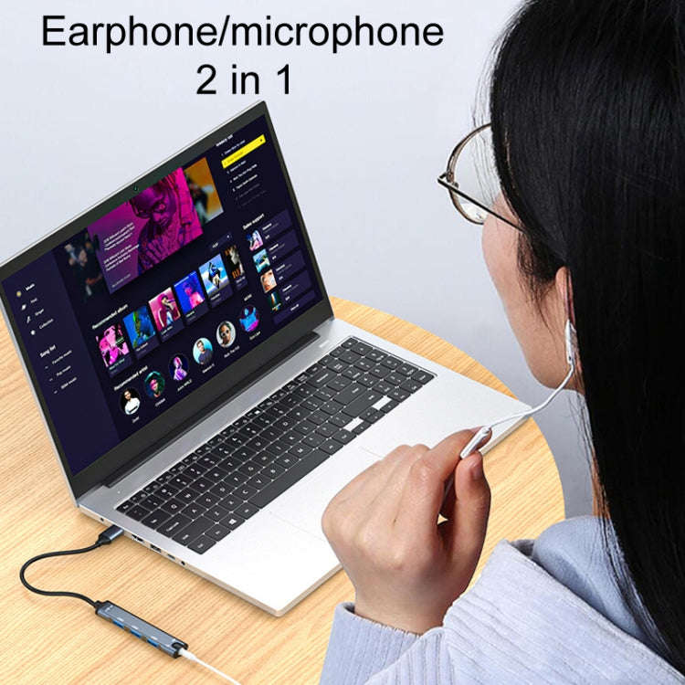 JINGHUA N800 Drive Free Sound Card Computer To Docking Station With Audio Interface, Interface: T...