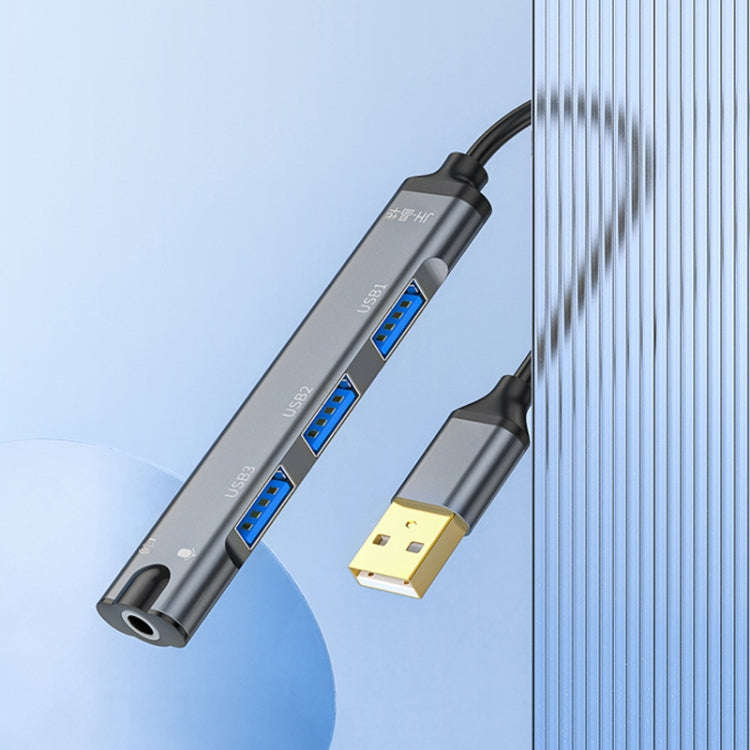 JINGHUA N800 Drive Free Sound Card Computer To Docking Station With Audio Interface, Interface: USB