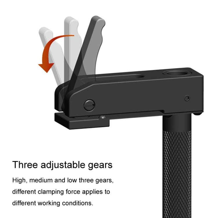 For 20mm Hole Ganwei Woodworking Desktop Quick Acting Hold Down Clamp Desktop Fast Fixed Clip(85m...