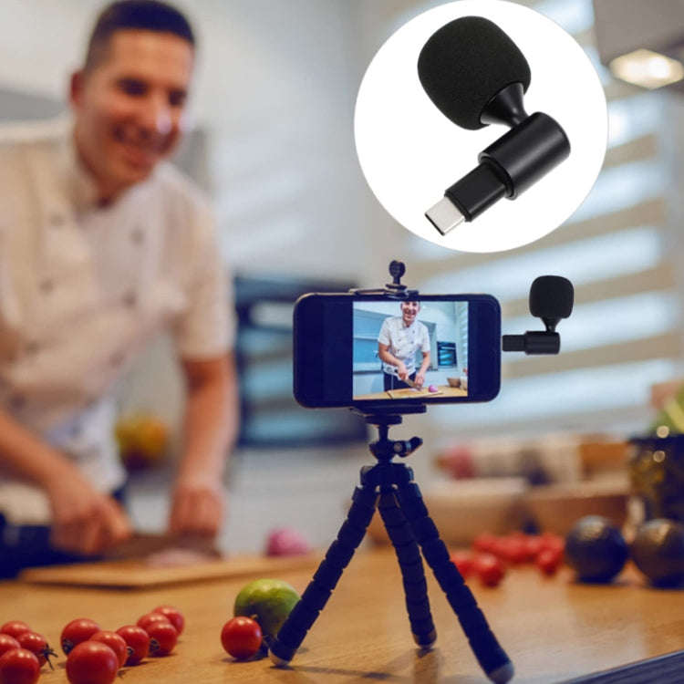 Mobile Phone Live Broadcast Microphone, Style: 8Pin Straight Head (Sponge Cover)